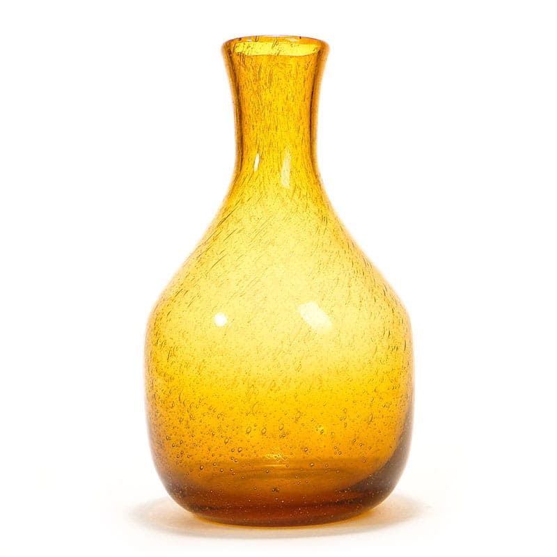 Bottle Antico, amber, soda-lime glass, by Z. Horbowy, Huta Szkła 'Sudety', Poland, 1970s