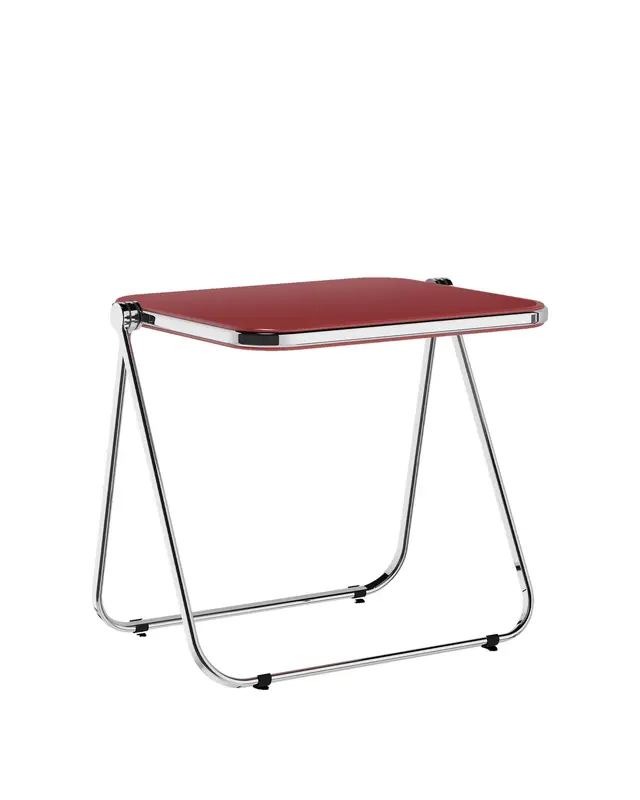 Folding desk Platone red, matte, by G. Piretti, Anonima Castelli - DIMENSION