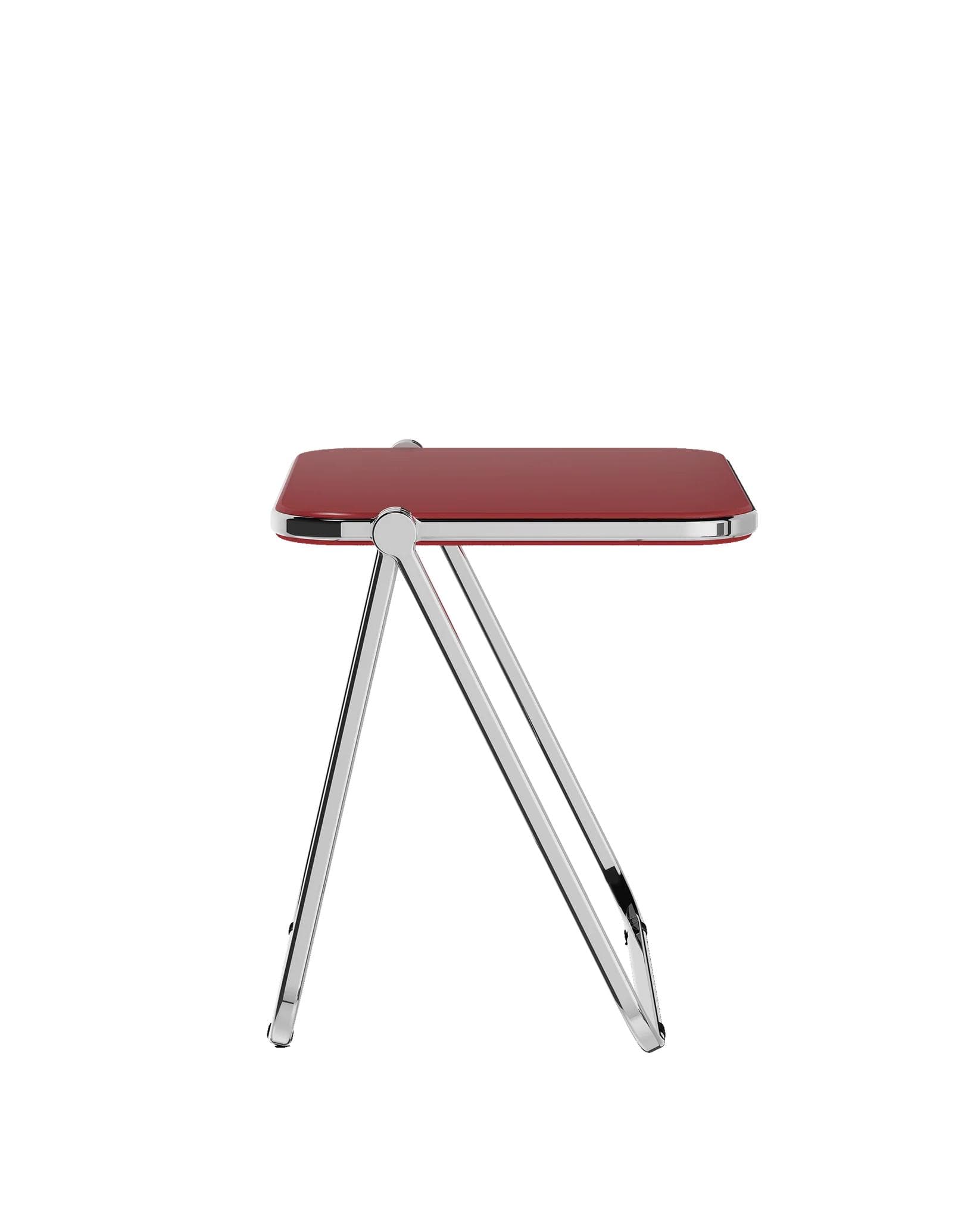 Folding desk Platone red, matte, by G. Piretti, Anonima Castelli - 349464