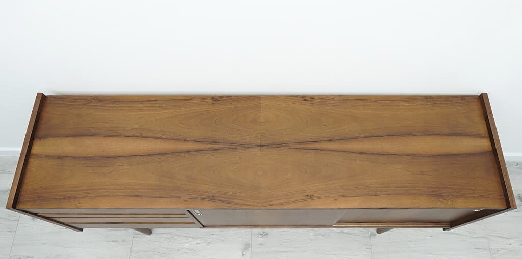 Komoda bytomska PRL, orzech brązowy, MM ARTE - 350957
