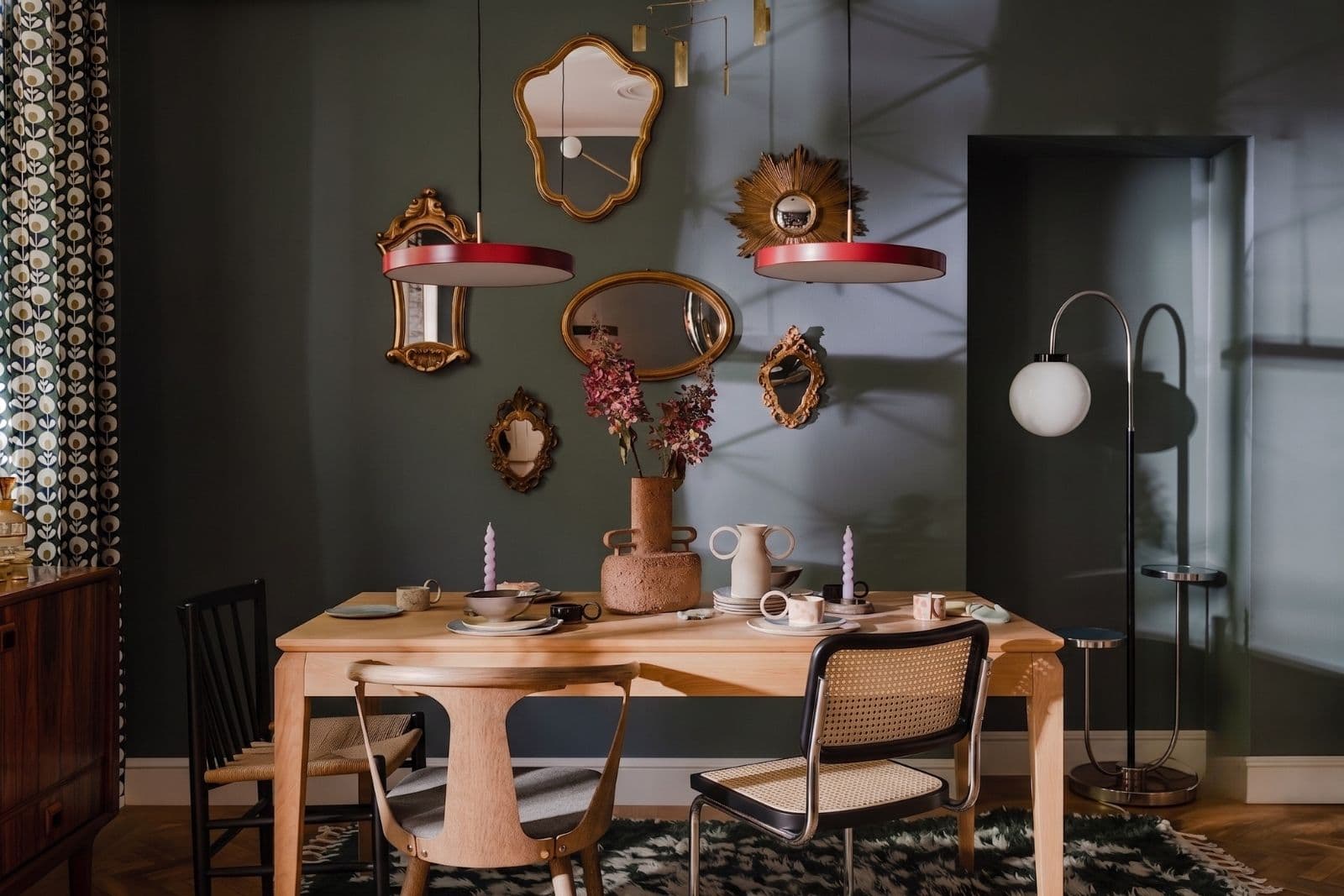 Zestaw 6 krzeseł z giętej stali premium wg proj. Cesca, M. Breuer, Bauhaus, czarne - 352290