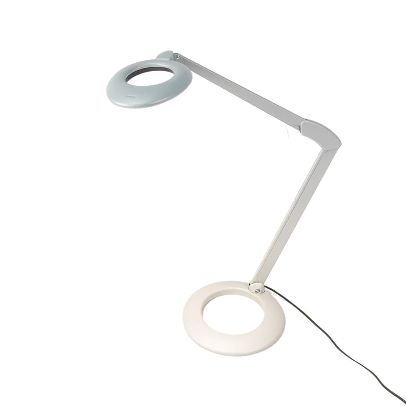 Lampa biurkowa Ovelo, szary metal, proj. S. Copeland, Luxo, Norwegia