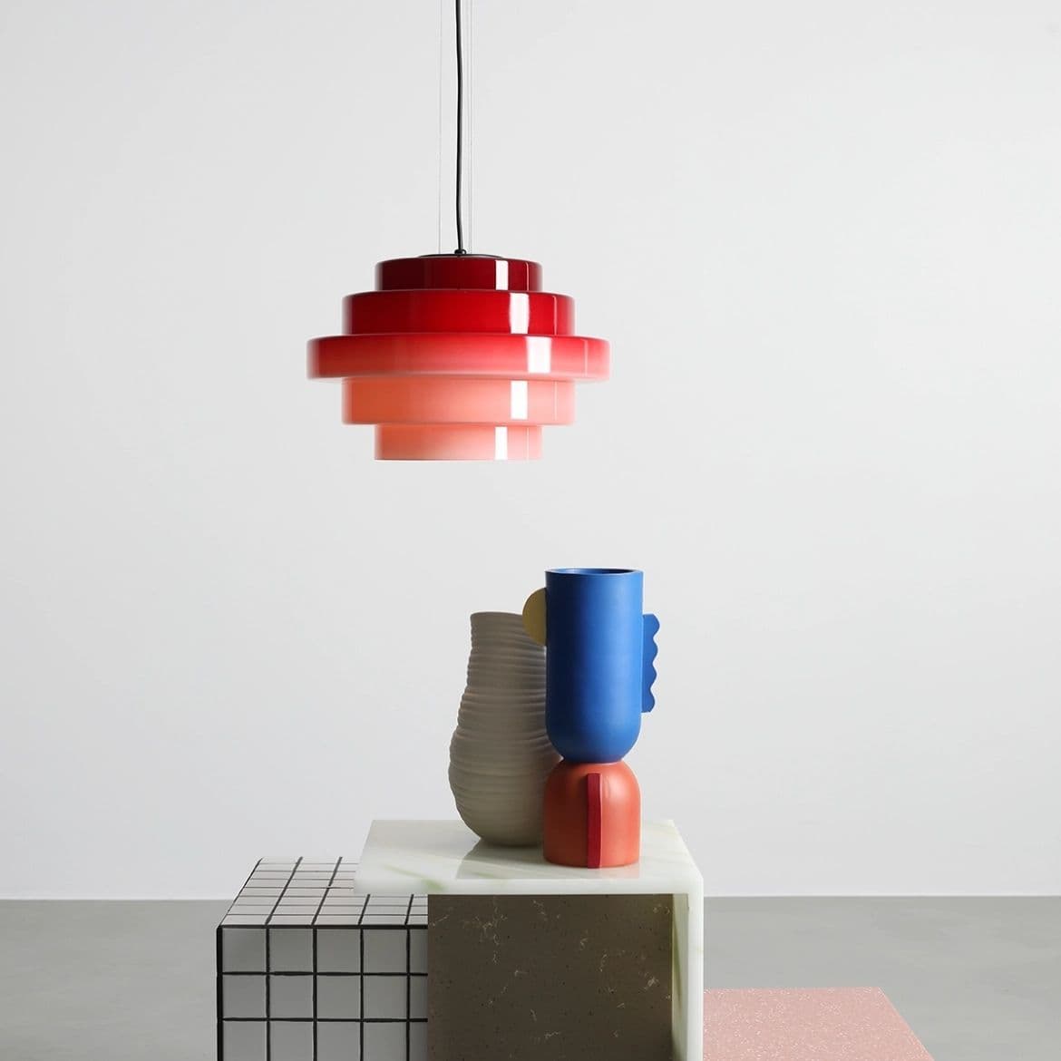 Lampa wisząca Filo różowa, ⌀36, wys. 220 cm, Artera - 356440