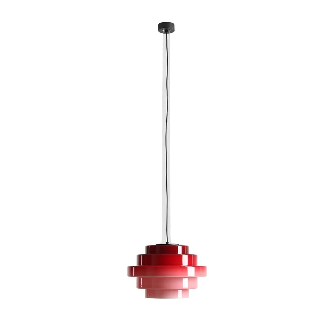 Lampa wisząca Filo różowa, ⌀36, wys. 220 cm, Artera