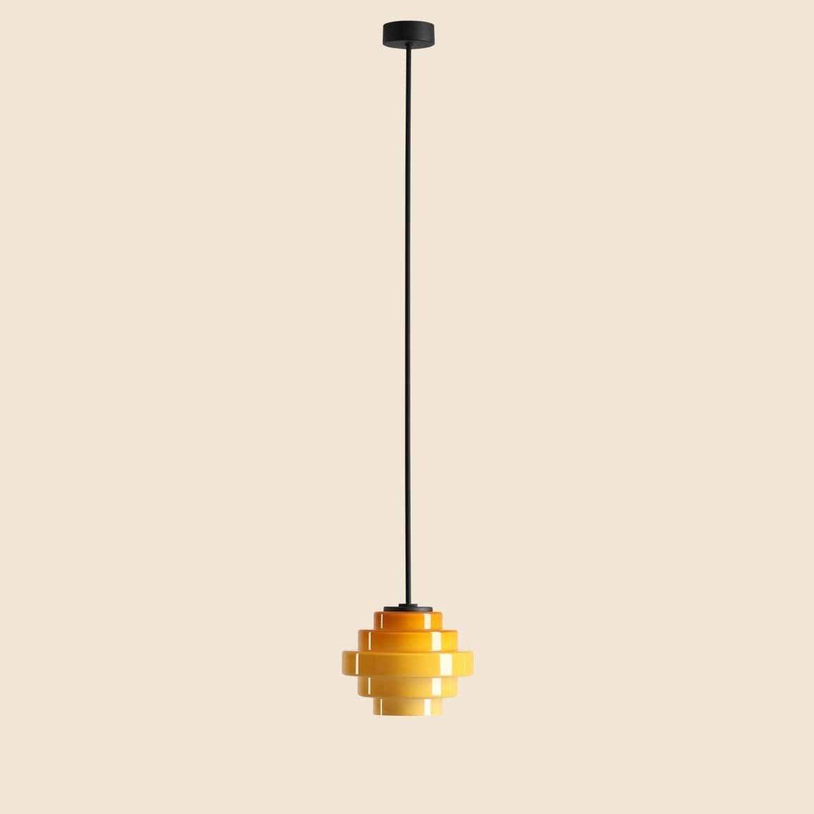 Lampa wisząca Filo żółta ⌀14, wys. 71 cm, Artera - 356471