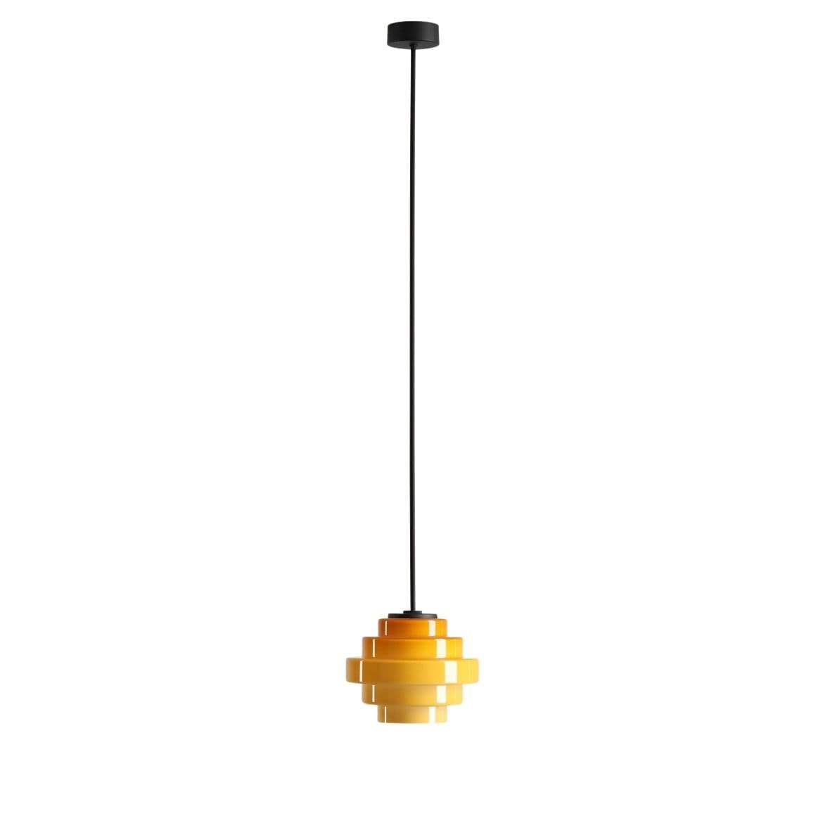 Lampa wisząca Filo żółta ⌀14, wys. 71 cm, Artera
