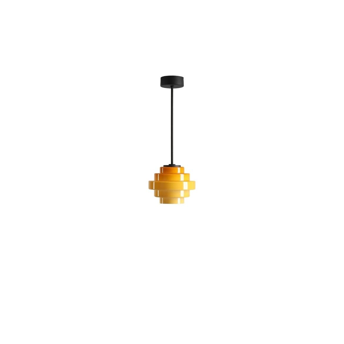 Lampa wisząca Filo żółta ⌀14, wys. 41 cm, Artera