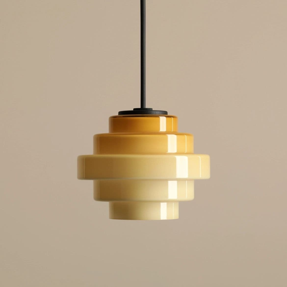 Lampa wisząca Filo beżowa ⌀14, wys. 71 cm, Artera - 356511
