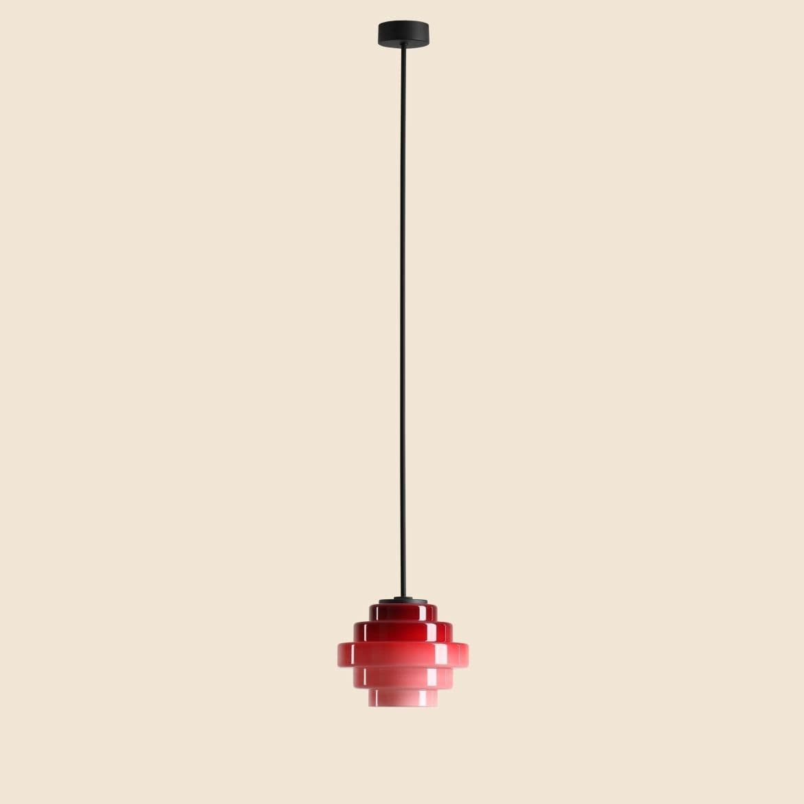 Lampa wisząca Filo różowa, ⌀14, wys. 101 cm, Artera - 356539
