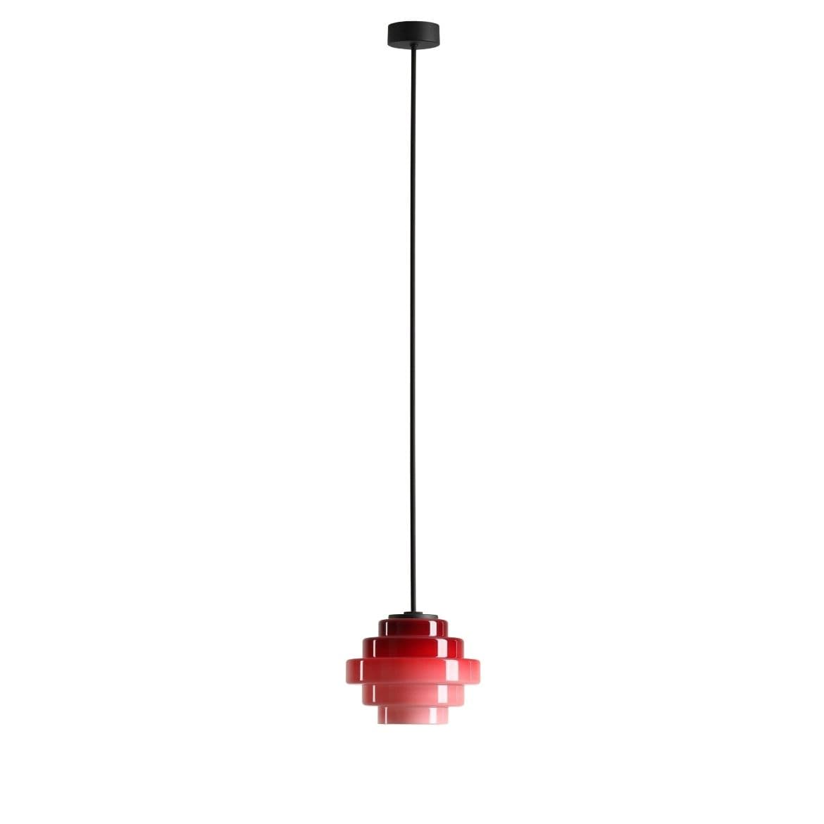 Lampa wisząca Filo różowa, ⌀14, wys. 101 cm, Artera