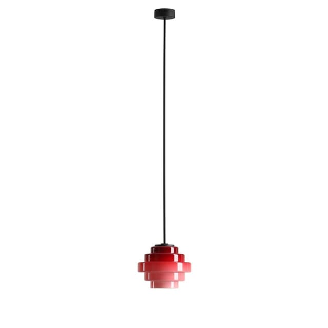 Lampa wisząca Filo różowa, ⌀14, wys. 101 cm, Artera - WYMIARY