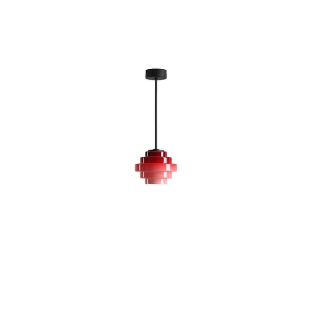 Lampa wisząca Filo różowa ⌀14, wys. 41 cm, Artera - WYMIARY