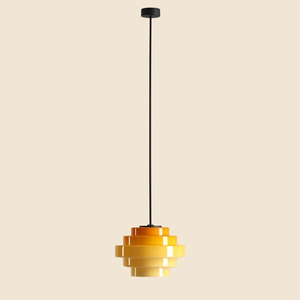 Lampa wisząca Filo żółta, ⌀22, wys. 105 cm, Artera - 356622