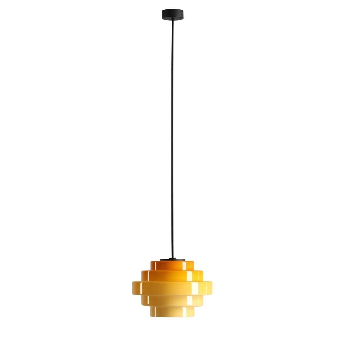 Lampa wisząca Filo żółta, ⌀22, wys. 105 cm, Artera