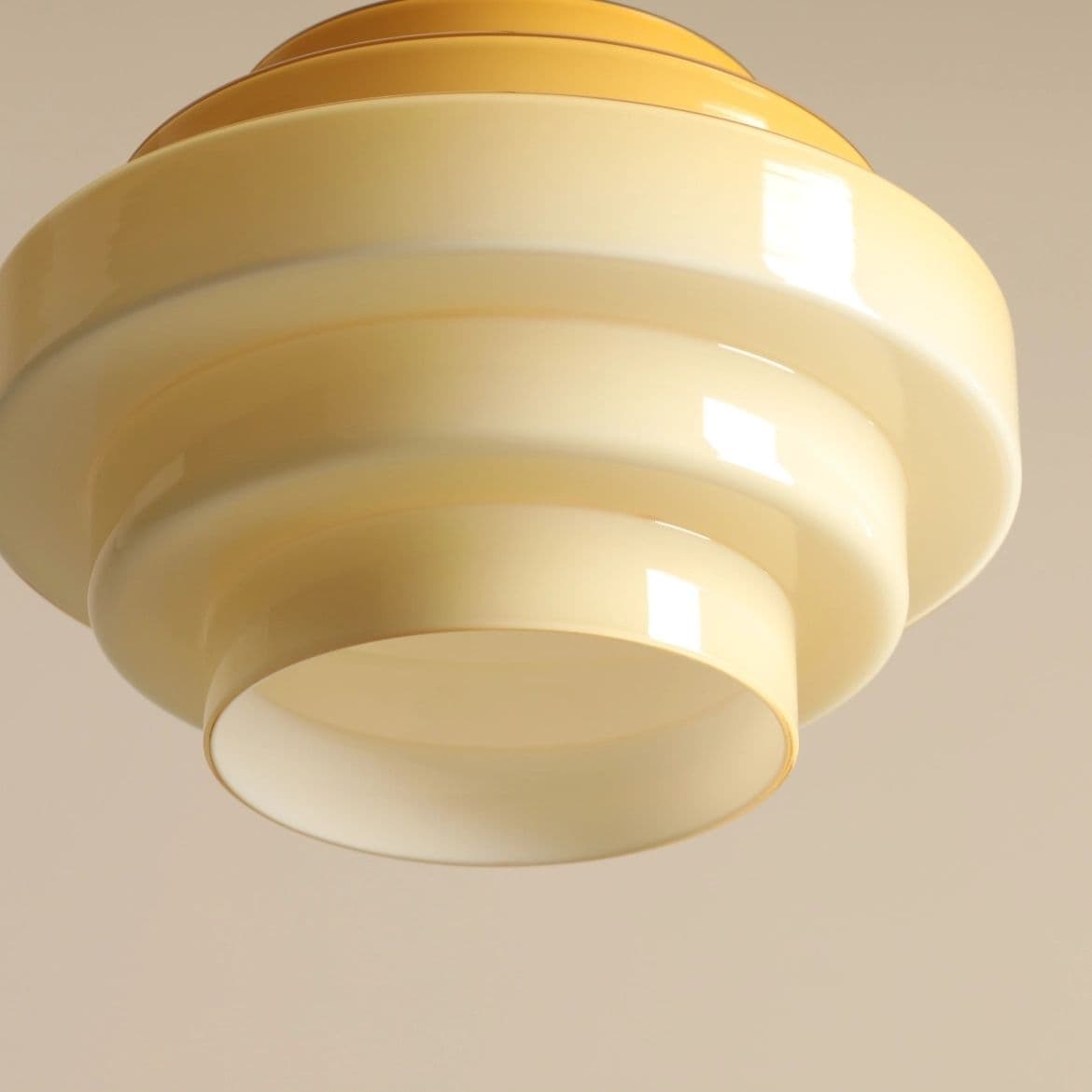 Lampa wisząca Filo beżowa, ⌀22, wys. 45 cm, Artera - 356686