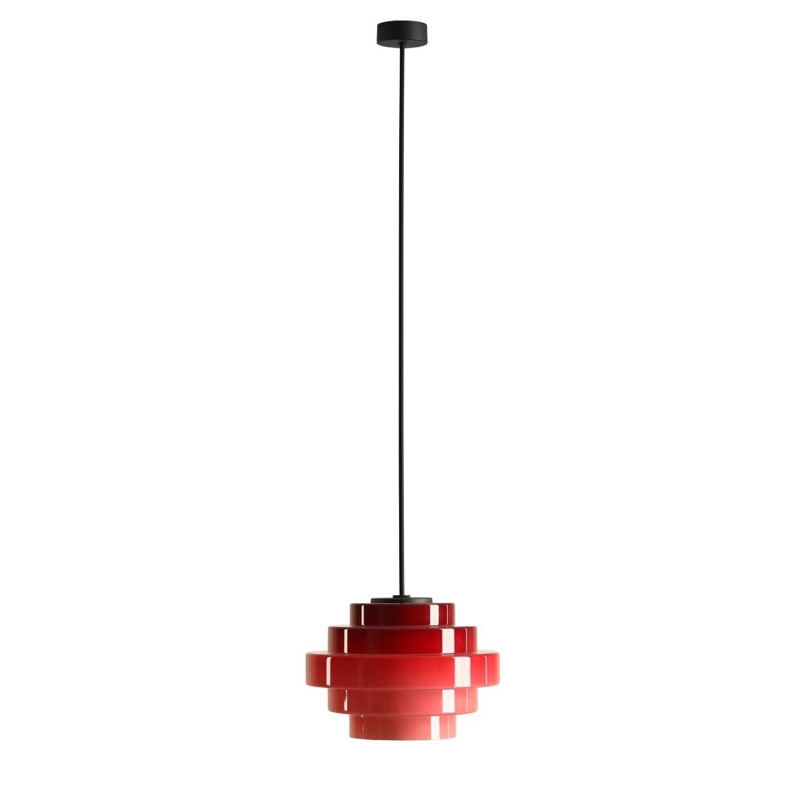 Lampa wisząca Filo różowa, ⌀22, wys. 105 cm, Artera