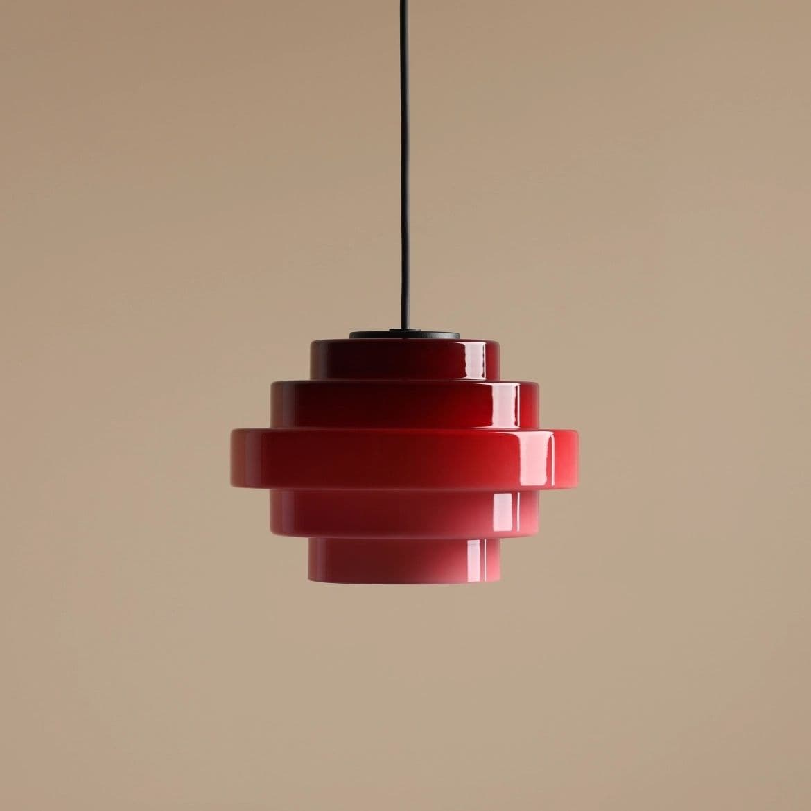 Lampa wisząca Filo różowa, ⌀22, wys. 75 cm, Artera - 356756