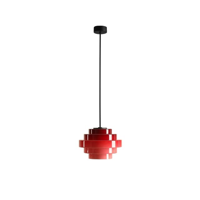 Lampa wisząca Filo różowa, ⌀22, wys. 75 cm, Artera - WYMIARY