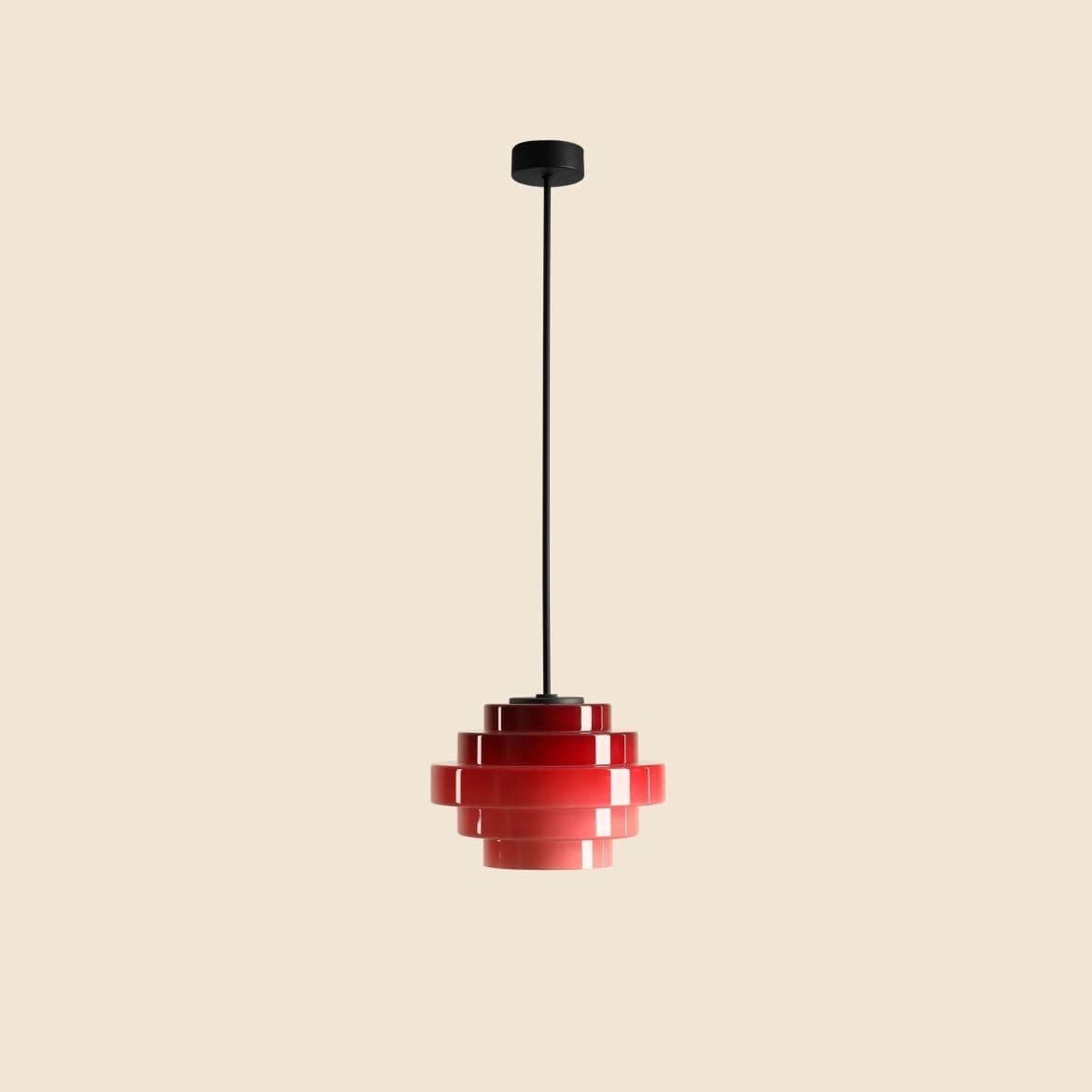 Lampa wisząca Filo różowa, ⌀22, wys. 75 cm, Artera - 356754