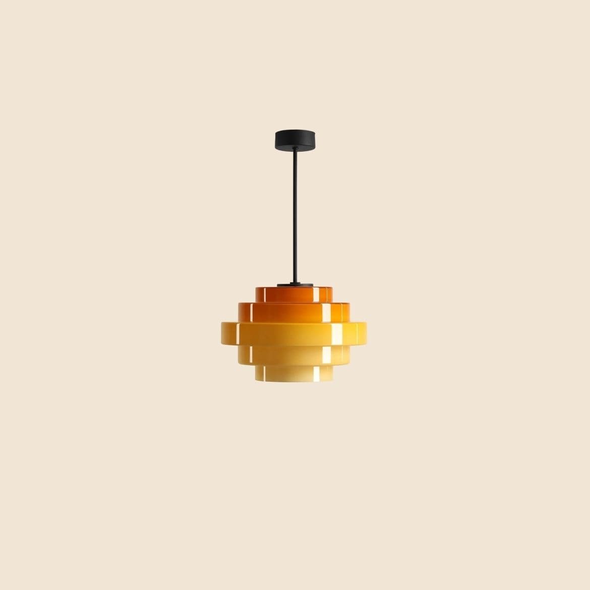 Lampa wisząca Filo żółta, ⌀28, wys. 48 cm, Artera - 356777