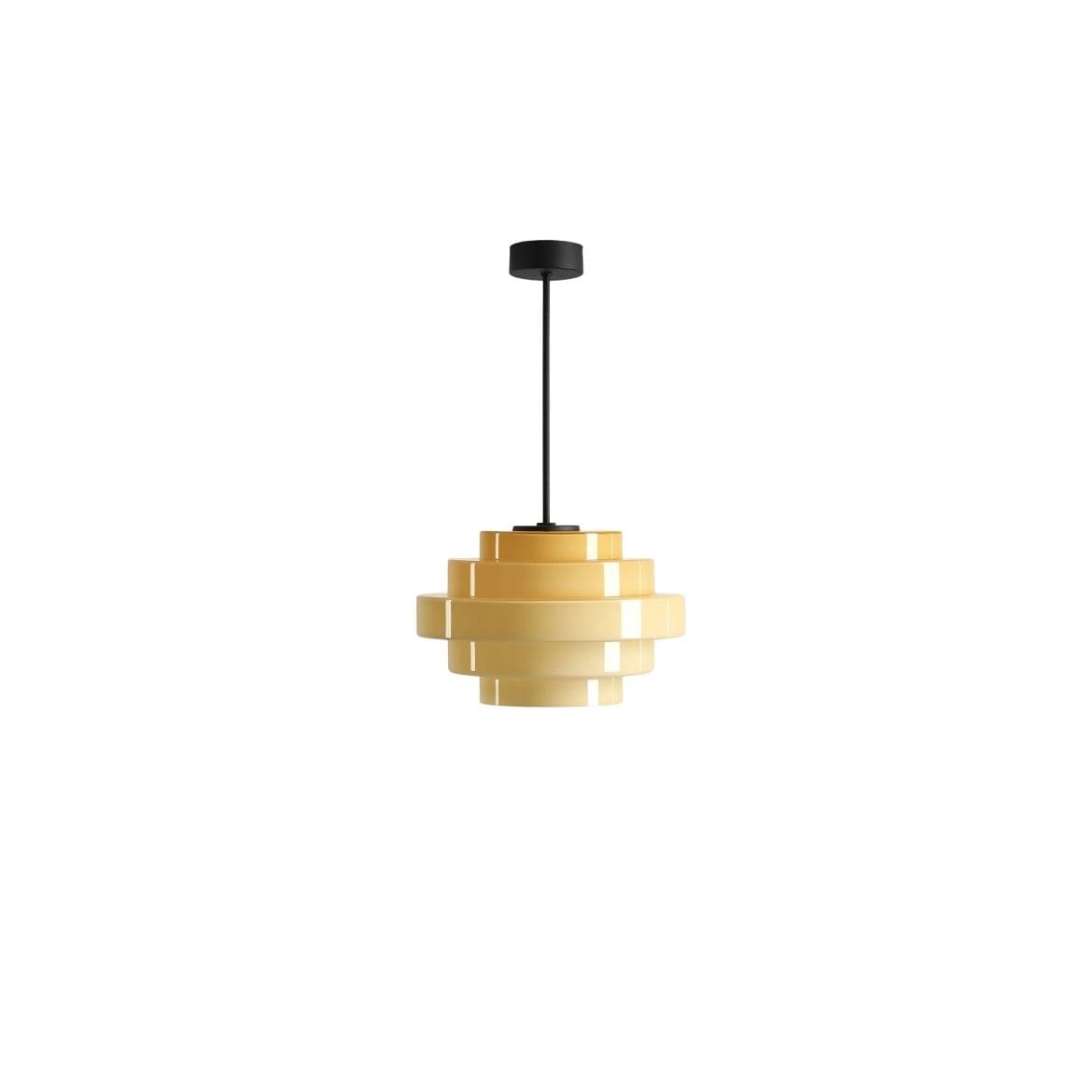 Lampa wisząca Filo beżowa, ⌀28, wys. 48 cm, Artera