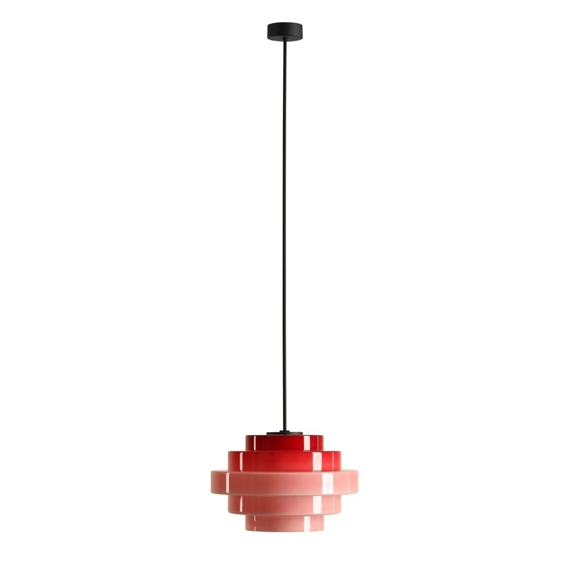 Lampa wisząca Filo różowa, ⌀28, wys. 108, Artera