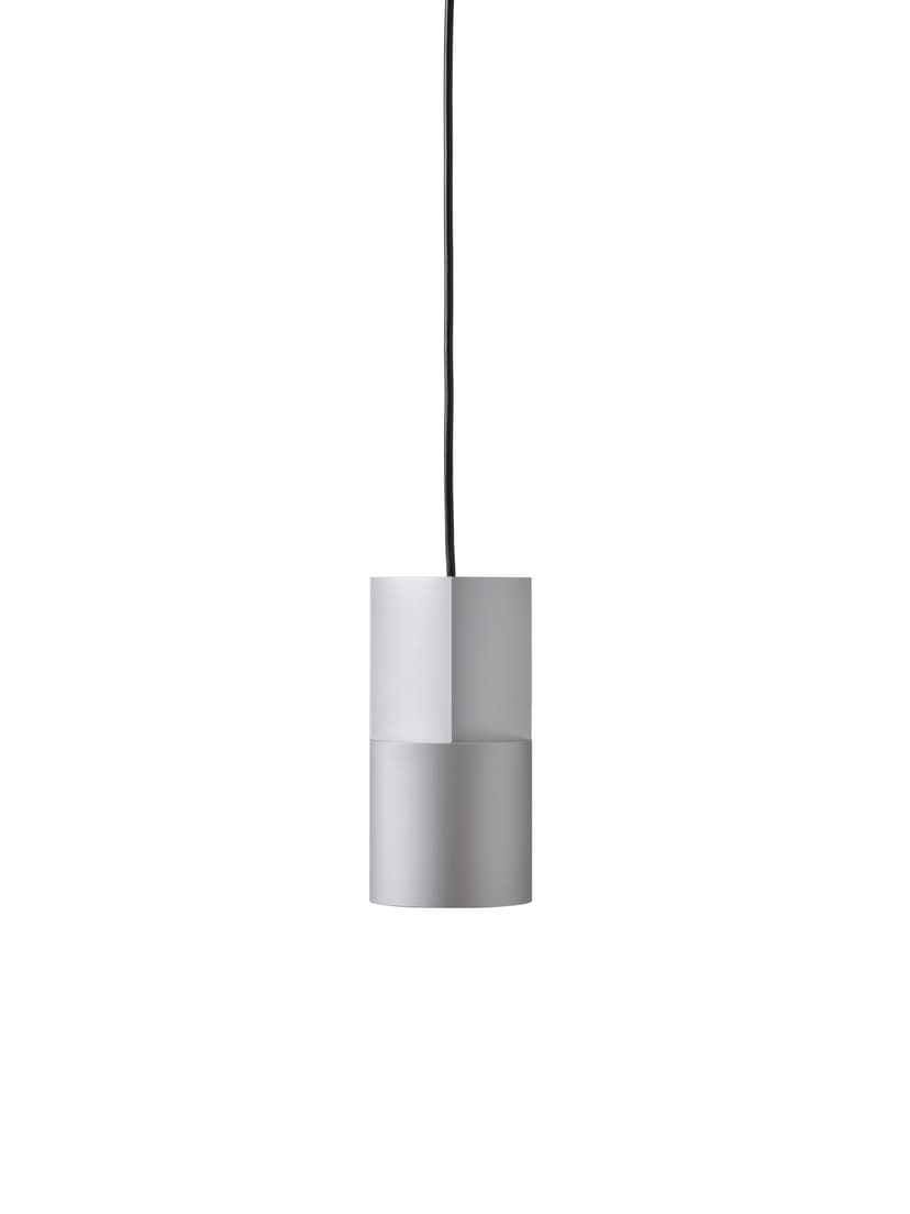 Pendant lamp Concave 10 silver, Pholc