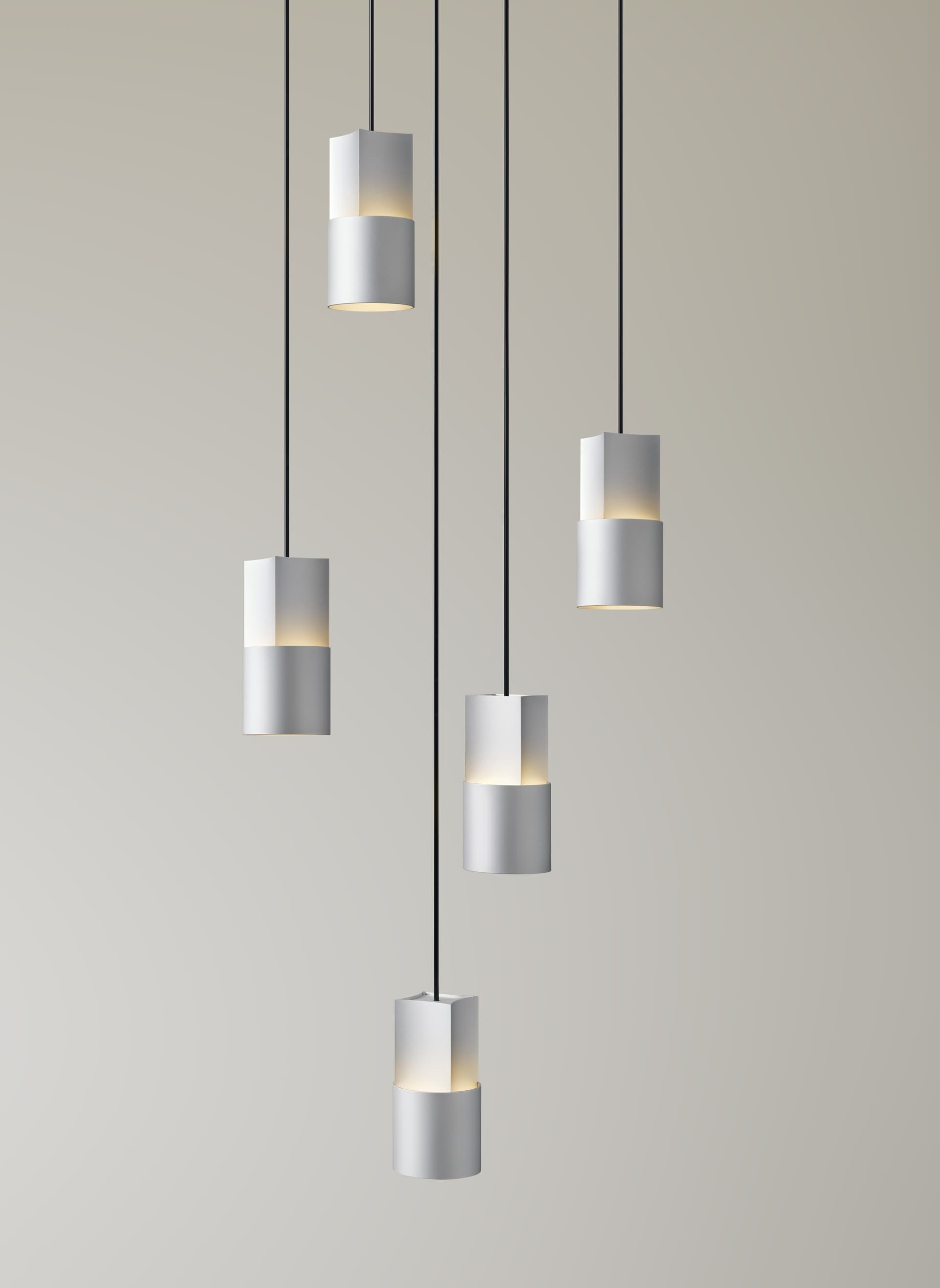 Lampa wisząca Concave 10 zielona, Pholc - 357906