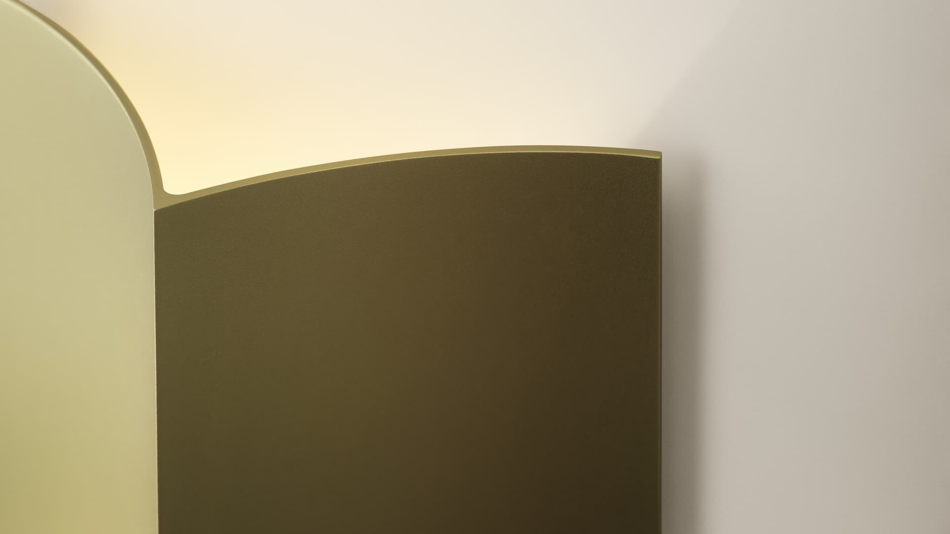 Kinkiet Concave 27 zielony, Pholc - 357893