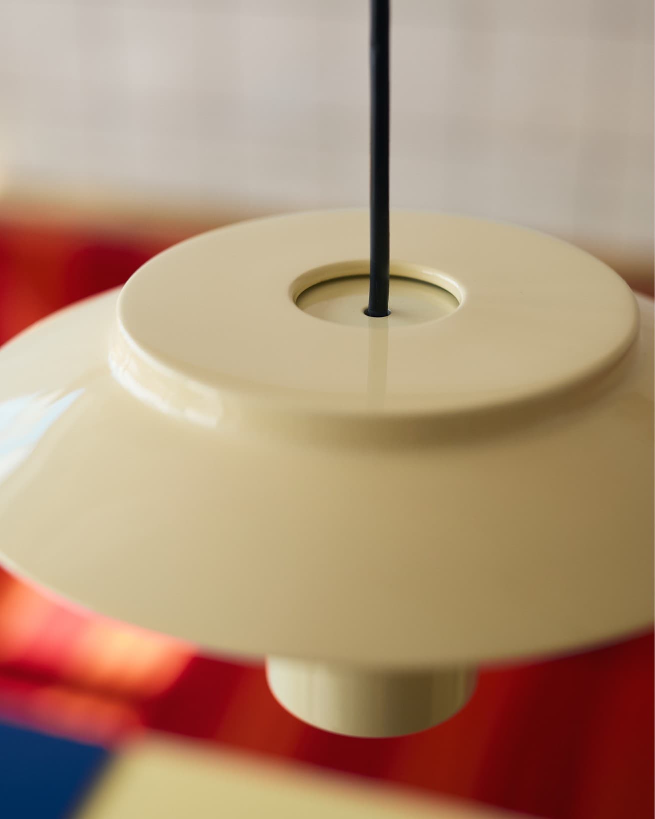 Lampa wisząca Lille 24 żółta, Pholc - 357850