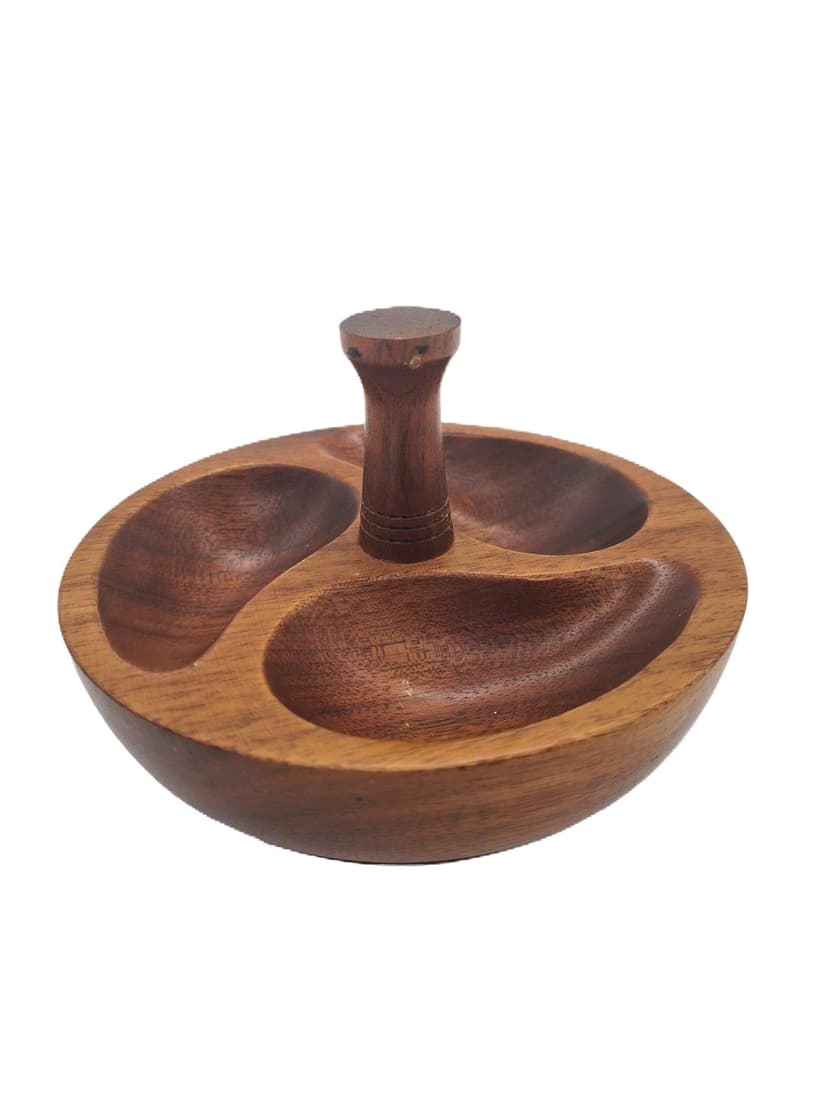 Spice holder, walnut, RO-EL, Italy, 1970s