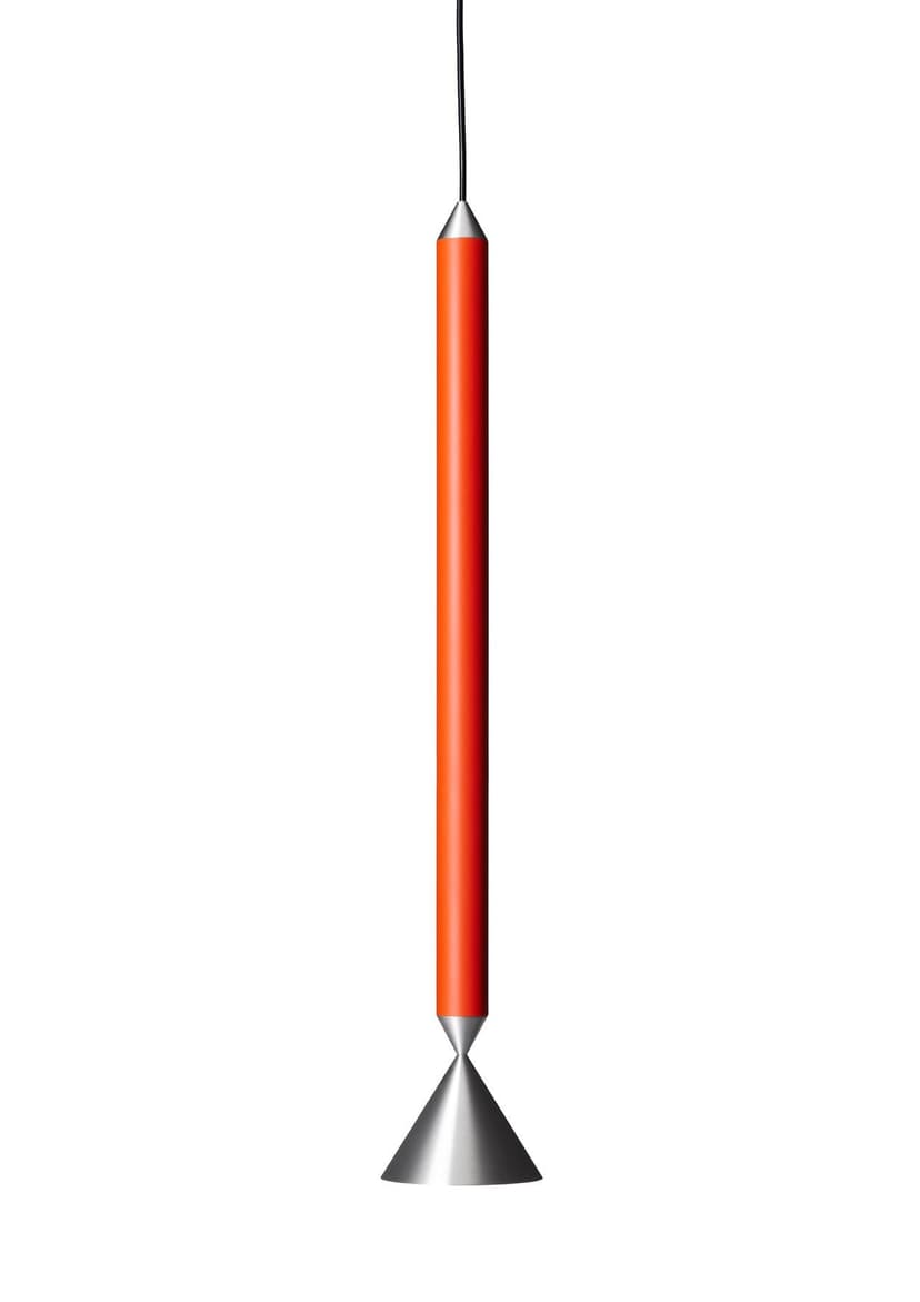 Pendant lamp Apollo 59 orange, silver Pholc
