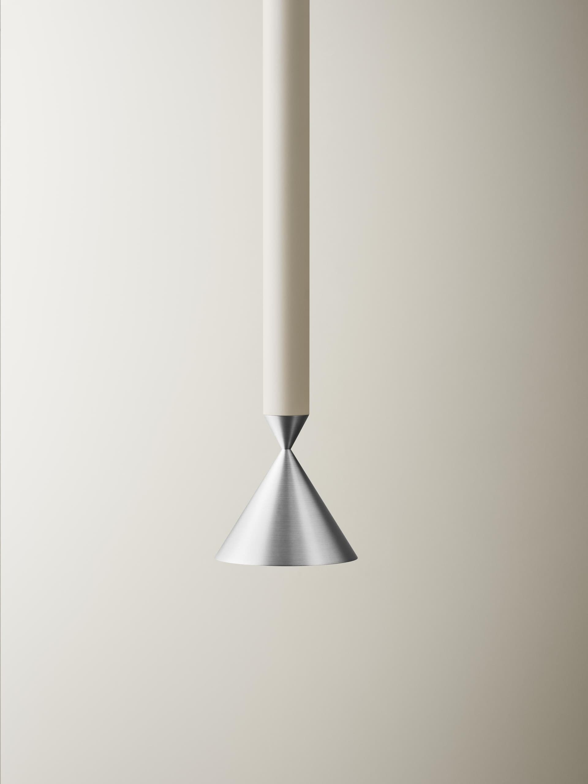 Lampa wisząca Apollo 59 biała, srebrna, Pholc - 357671