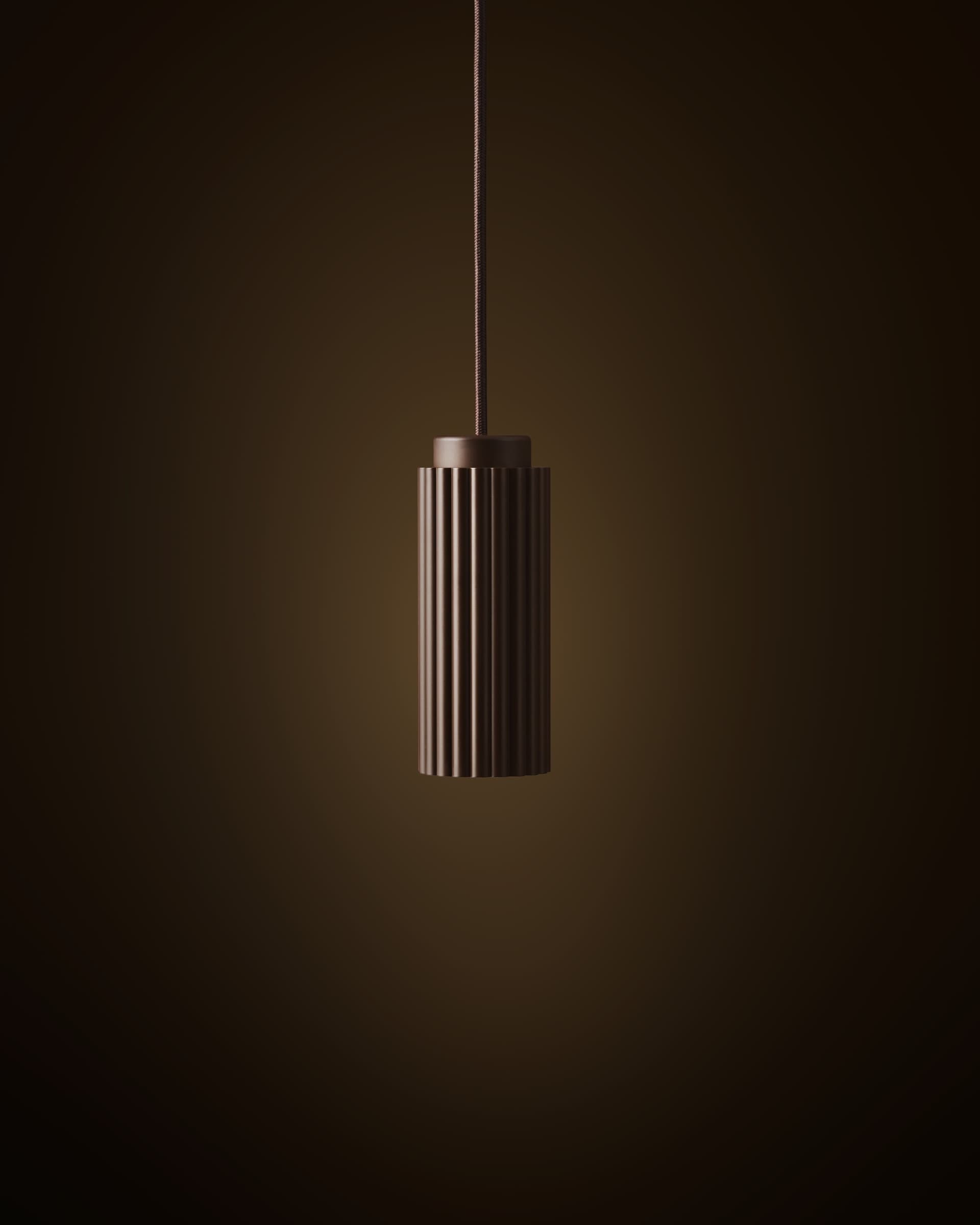Pendant lamp Donna 7 brown, Pholc - 357611