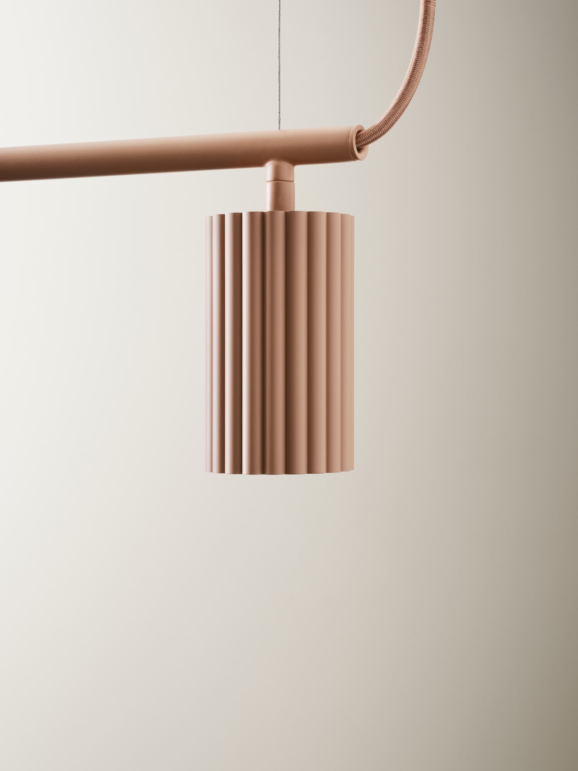 Linear pendant lamp Donna Line 120 pink, Pholc - 357490
