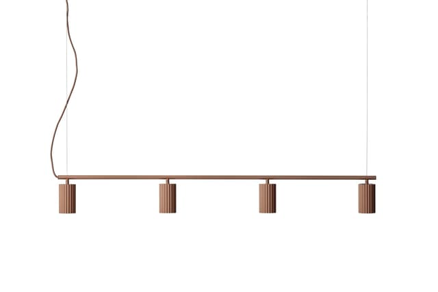 Linear pendant lamp Donna Line 120 pink, Pholc - DIMENSION