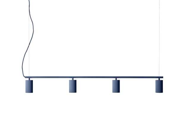 Linear pendant lamp Donna Line 120 blue, Pholc - DIMENSION