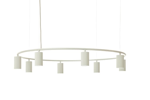 Pendant lamp Donna Circle 100 beige, Pholc - DIMENSION