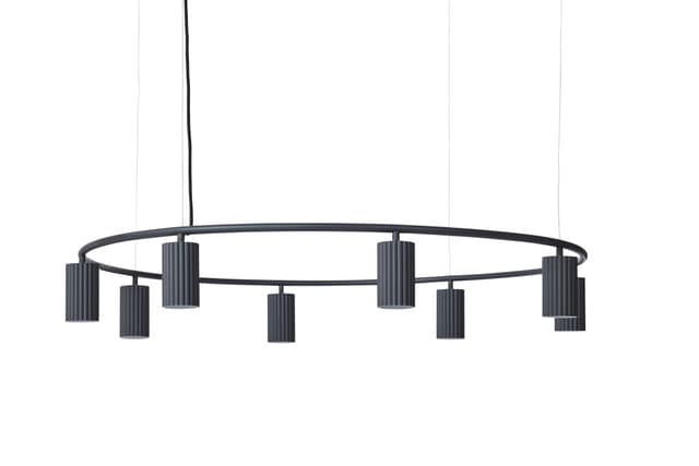 Pendant lamp Donna Circle 100 black, Pholc - DIMENSION
