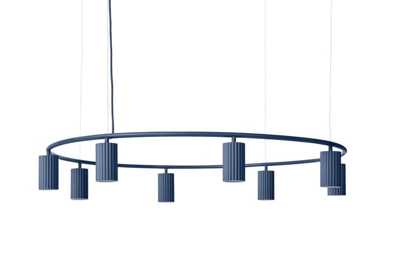 Pendant lamp Donna Circle 100 blue, Pholc