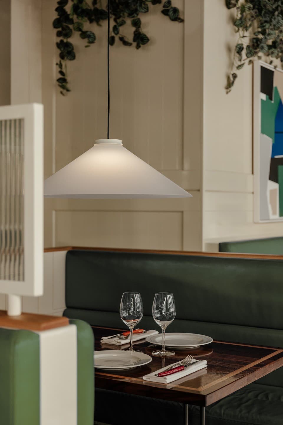 Lampa wisząca ALINE 58 biała, beżowa Pholc - 357455