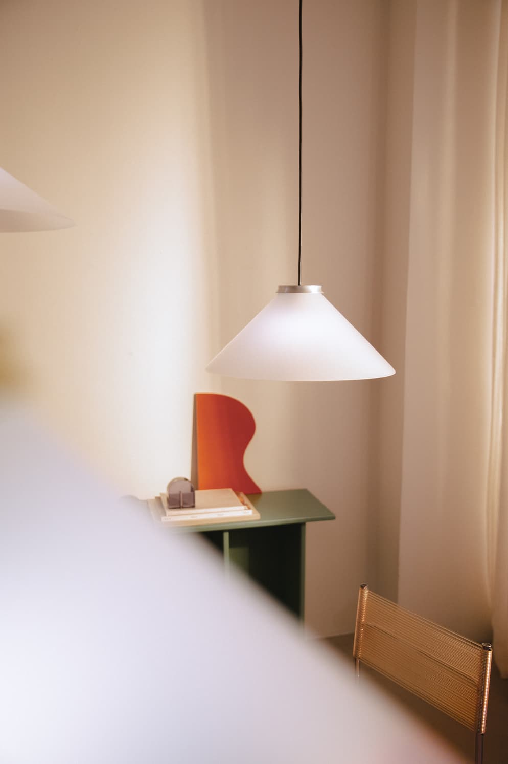 Lampa wisząca ALINE 40 biała, beżowa Pholc - 357434