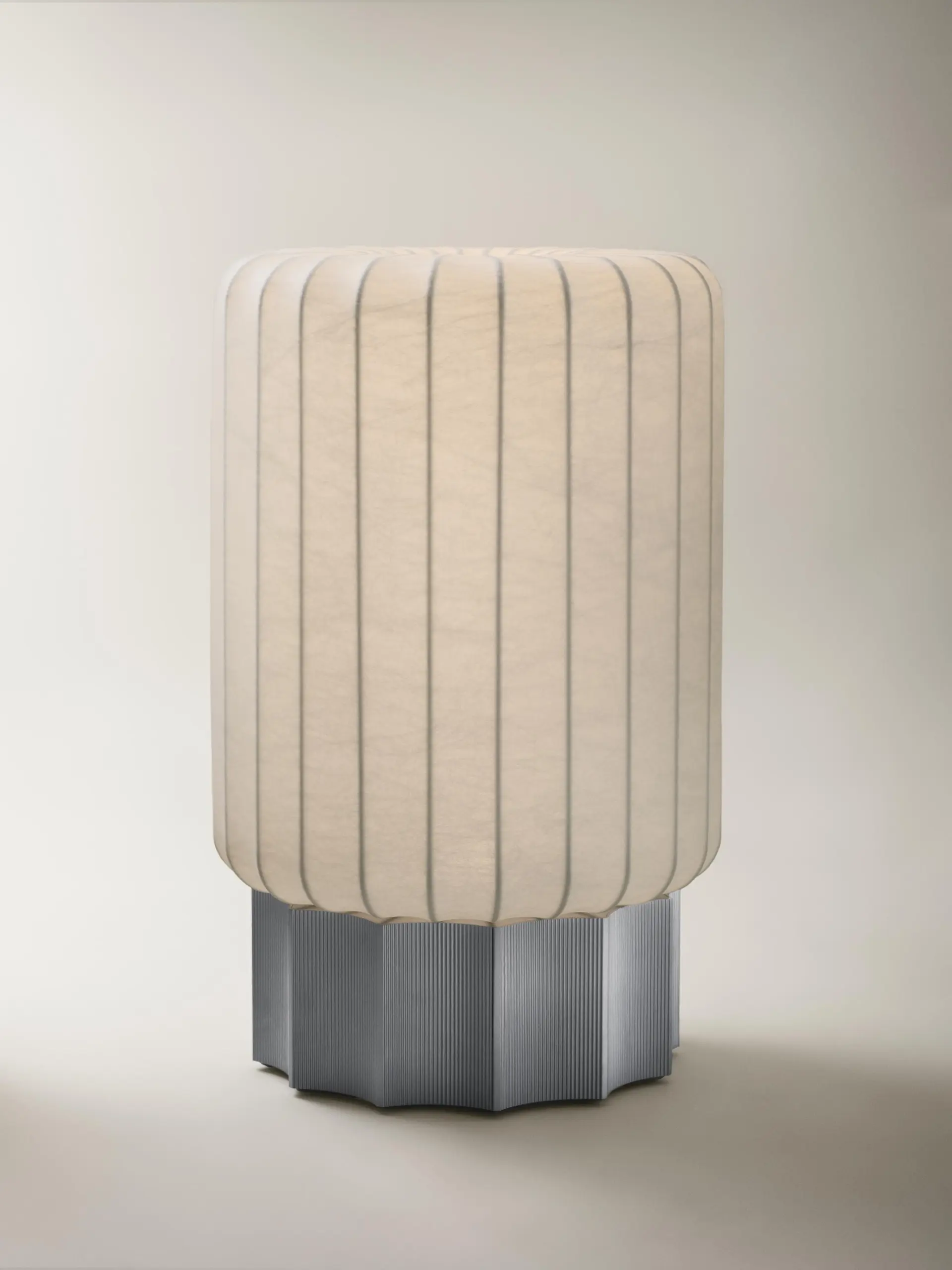 HALF METER floor lamp white, silver Pholc - 357396