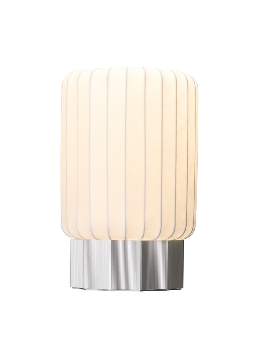 HALF METER floor lamp white, silver Pholc