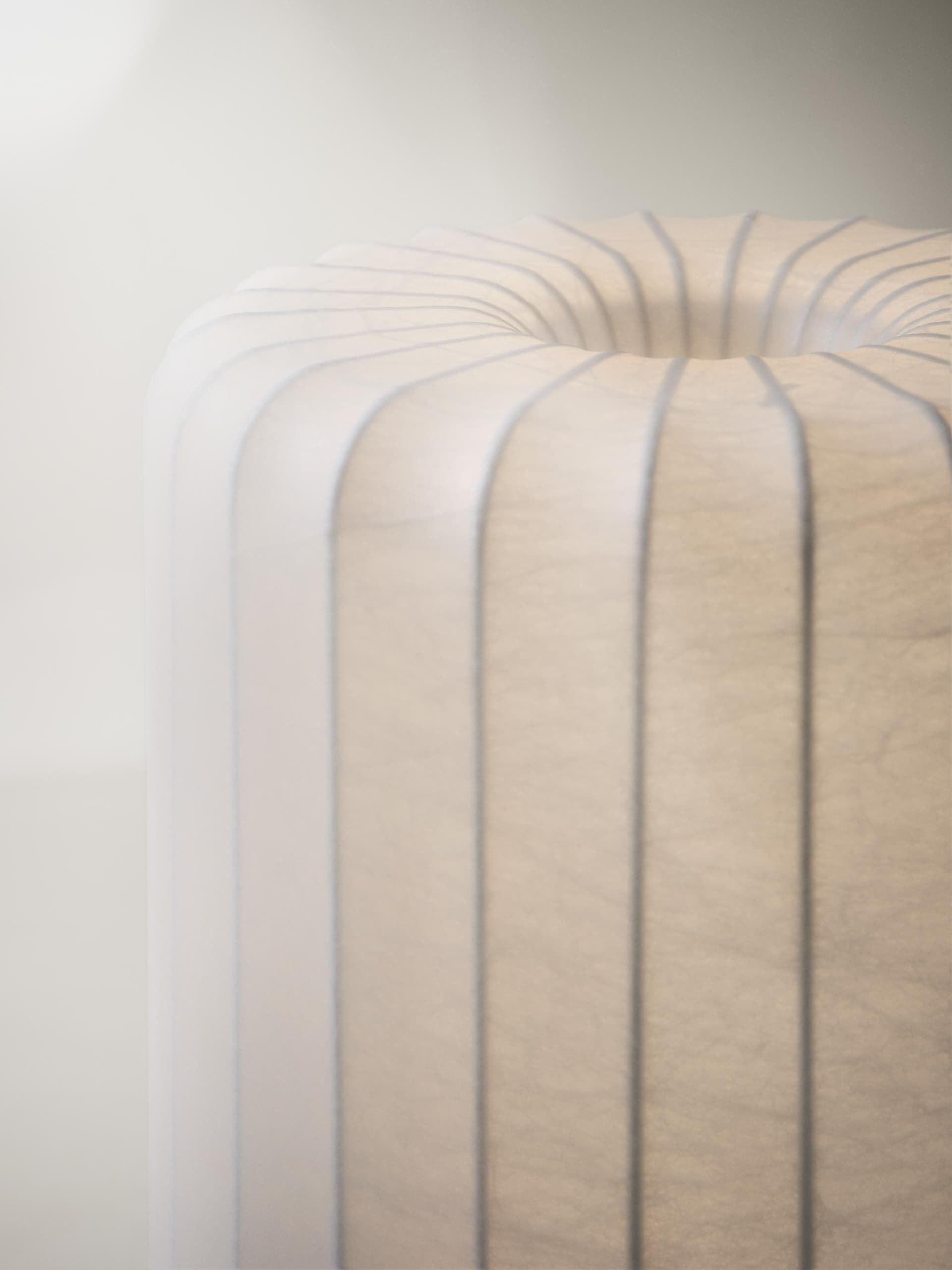 HALF METER floor lamp white, silver Pholc - 357400