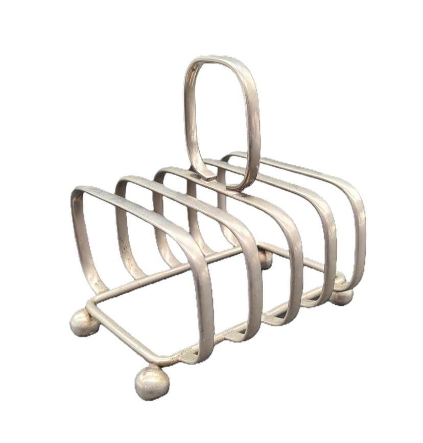 Toast rack, silver, United Kingdom, 1960s