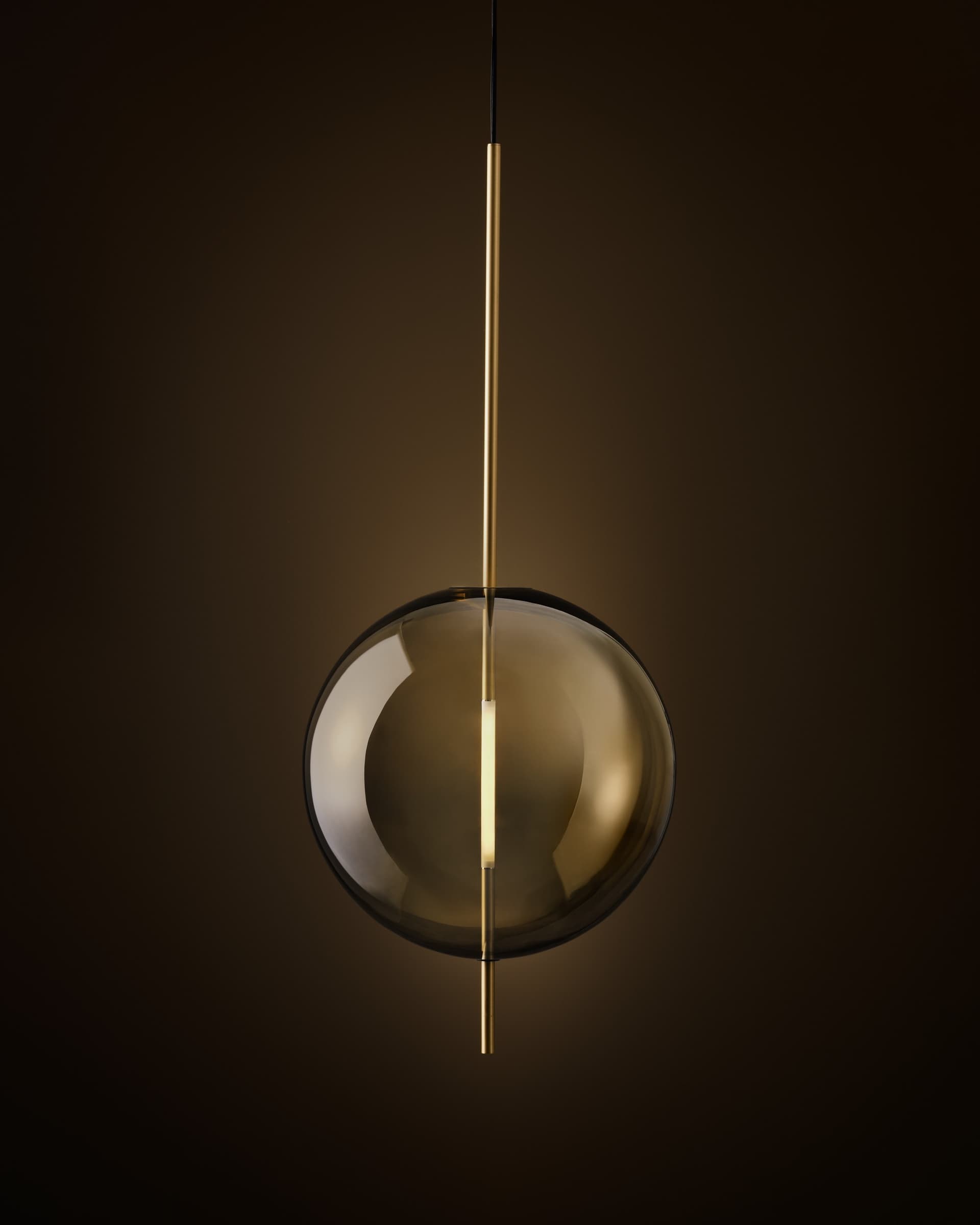 Pendant lamp Kandinsky 45 gold, brown Pholc - 357364