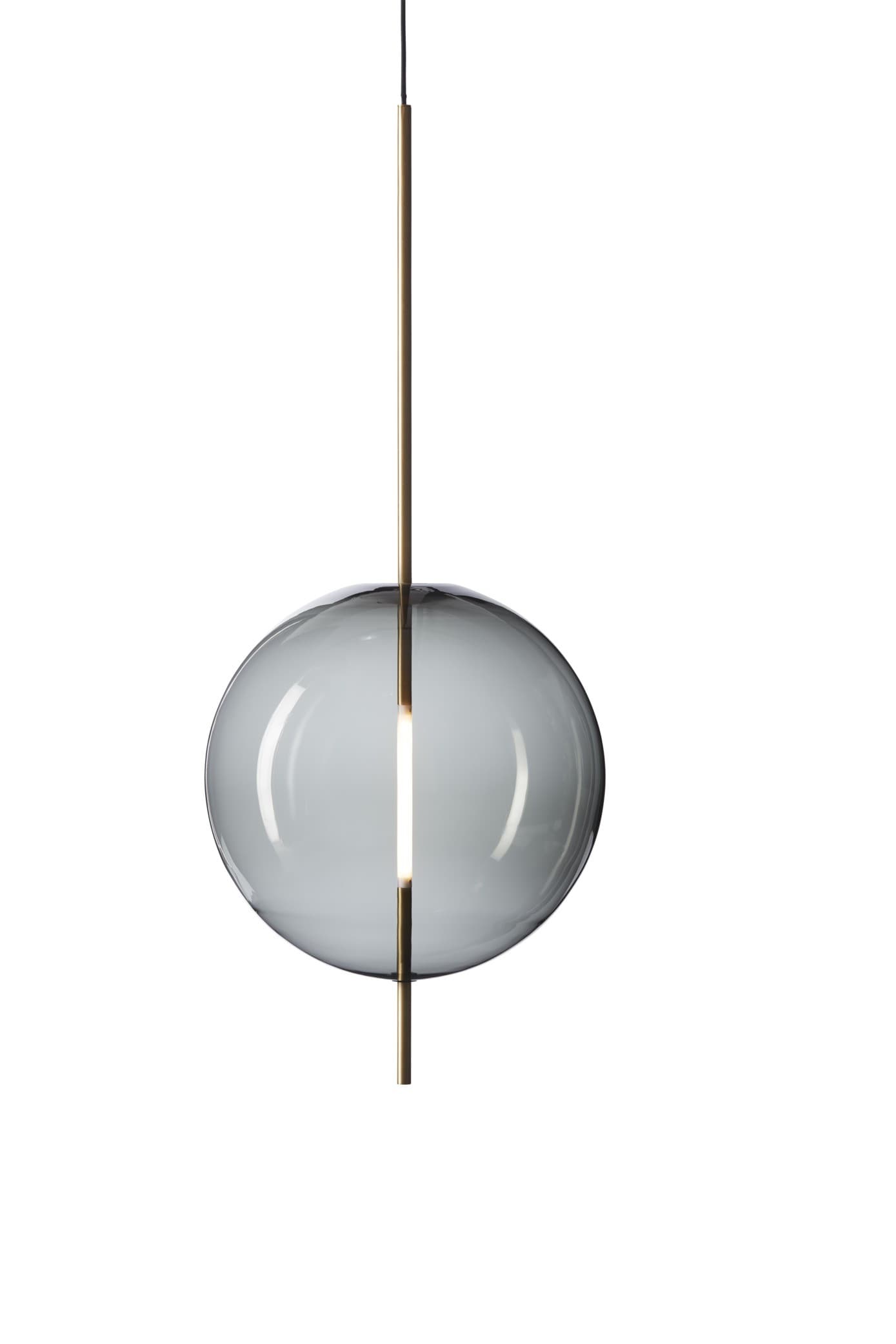 Pendant lamp Kandinsky 45 grey, gold Pholc