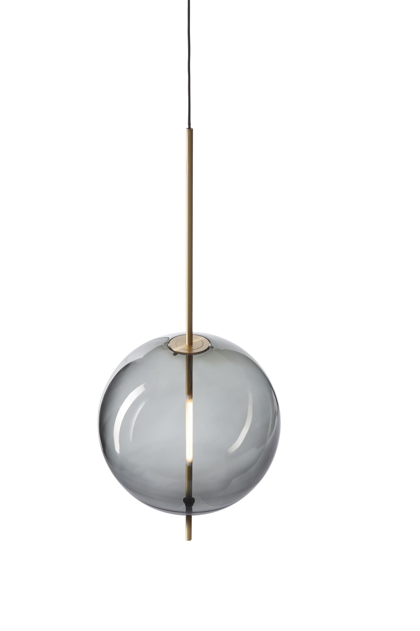 Pendant lamp Kandinsky 45 grey, gold Pholc - 357358