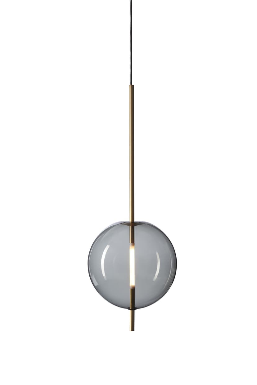 Pendant lamp Kandinsky 30 grey, gold Pholc